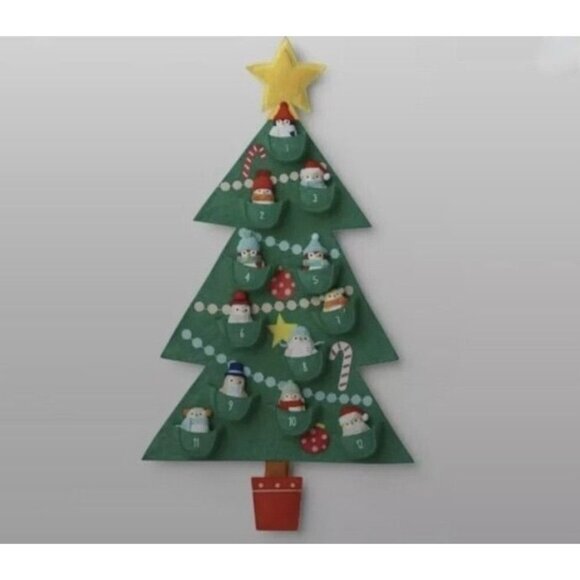 Target 31" Featherly Friends™ Christmas Tree Hanging Fabric Countdown Calendar - Picture 4 of 11